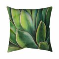 Begin Home Decor 26 x 26 in. Watercolor Agave Plant-Double Sided Print Indoor Pillow 5541-2626-FL137